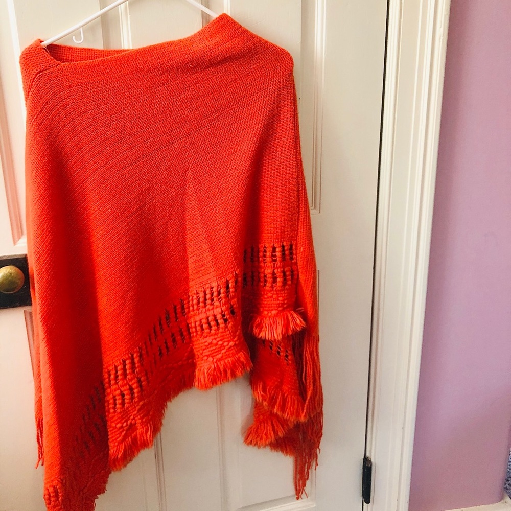 Sunset Poncho Sweater